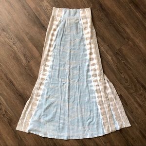 Hard Tail Tie-Dyed Long Maxi Skirt